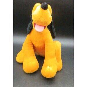 Disney Store Pluto Plush Dog Stuffed Animal 7.5" H Toy Doll